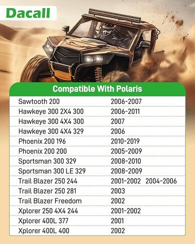 0452306 1253355 فلتر هواء مناسب لـ Polaris Sawtooth 200، لـ Hawkeye 300، لـ Phoenix 200، لـ Sportsman 300، لـ Trail Blazer 250 Xplorer 250 in Saudi Arabia