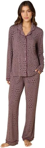 طقم بي جيه نسائي من Softies بياقة Aria-Slim Notch، Wild Driftwood، XS in Kuwait