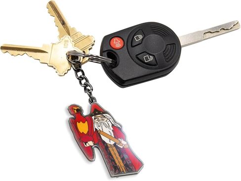 LEGO Harry Potter Albus Dumbledore (53278) Enamel Keychain for Car Keys, Backpack, Purse, Beach Bag, includes metal keyring. Keychain total length is 4.5 inches. in Saudi Arabia