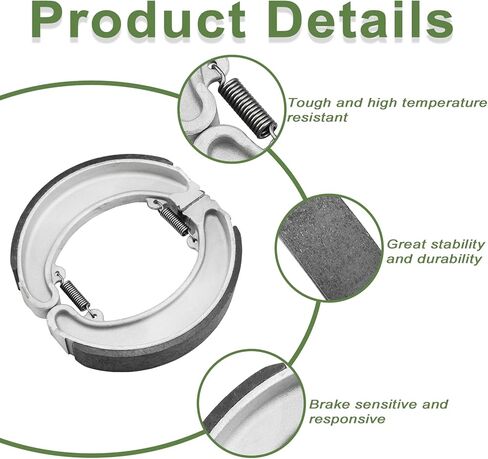 Rear Brakes Shoe for Honda Fourtrax 300 TRX300 TRX300FW 1988-2000 Fourtrax 250 TRX250 1985-1987 ATC250 CB350 CB360 CB400 CL350 CL360 CJ360 SL350 in Saudi Arabia