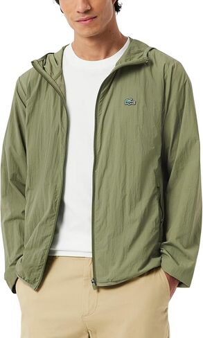 Lacoste Men's Zipped Packable Windbreaker in Saudi Arabia