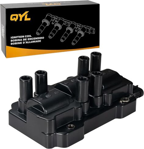 QYL Ignition Coil Pack compatible with V6 3.5L 3.9L 2006-2011 Impala Malibu Monte Carlo Pontiac G6 Lucerne Terraza, 3.4L 2005-09 Equinox, 4.3L Express Silverado Savana Sierra 1500 12595088 UF434 in Saudi Arabia