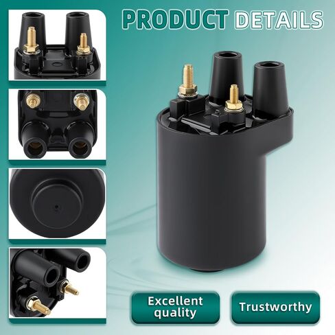 AUTOKAY 166-0772 Ignition Coil Fits for Onan Points Models BF BFA BG BGA BGE B43E B43G B43M B43 B48 B48G CCK CCKA CCKB NHA NHB NHC NHE NHP N52M for P218G P220G P224G Engine Re#166-0820 HE166-0761 in Saudi Arabia