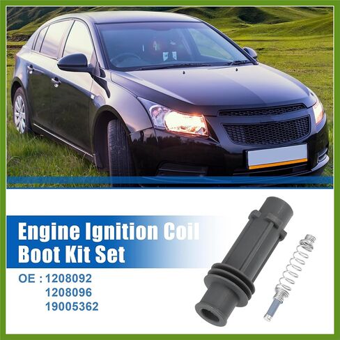 4 Set Engine Ignition Coil Boot Kit No.1208092/1208096/19005362 Fit for Chevrolet Cruze 2011-2015 Vehicle Components in Saudi Arabia