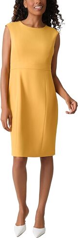 Kasper Women's Kasper Plus-Size Cap Sleeve Sheath Dress with Seamed Waist Detail in Saudi Arabia