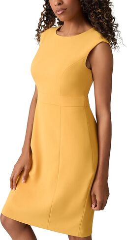 Kasper Women's Kasper Plus-Size Cap Sleeve Sheath Dress with Seamed Waist Detail in Saudi Arabia