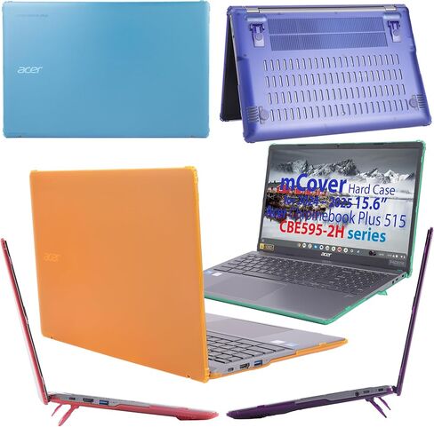 mCover Case ONLY Compatible for 2024-2025 15.6" Acer ChromeBook Plus 515 CBE595-2 Series Notebook Computer (NOT Fitting Any Other Acer Models) (Red) in Saudi Arabia