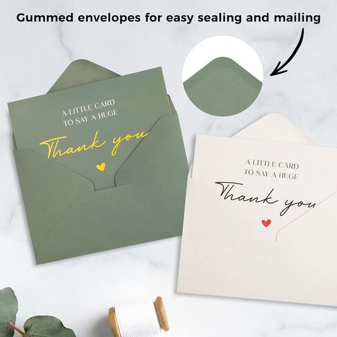 36 Pack Thank You Cards, 4x6 Inch Thank You Cards with Envelopes & Stickers, Blank Note Card Greeting Card for Birthday, Wedding, Baby Shower, Graduation, Teachers' Day, Mother's Day in Kuwait