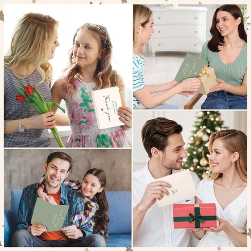 36 Pack Thank You Cards, 4x6 Inch Thank You Cards with Envelopes & Stickers, Blank Note Card Greeting Card for Birthday, Wedding, Baby Shower, Graduation, Teachers' Day, Mother's Day in Kuwait