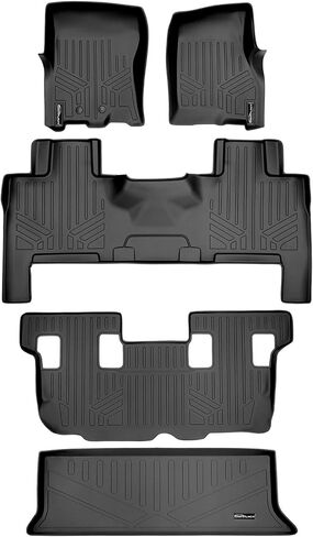 MAXLINER Cargo Trunk Liner Floor Mat Behind 2nd Row Black Compatible with 03-17 Ford Expedition/Lincoln Navigator (No EL or L Models) in Saudi Arabia