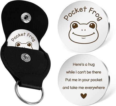 Frog Themed Gifts Frog Keychain Cute Animal Pocket Hug Token Emotional Support Gift Small Easter Christmas Gifts for Frogs Lovers Boyfriend Girlfriend Son Daughter Best Friend Women Men in Saudi Arabia