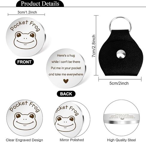 Frog Themed Gifts Frog Keychain Cute Animal Pocket Hug Token Emotional Support Gift Small Easter Christmas Gifts for Frogs Lovers Boyfriend Girlfriend Son Daughter Best Friend Women Men in Saudi Arabia