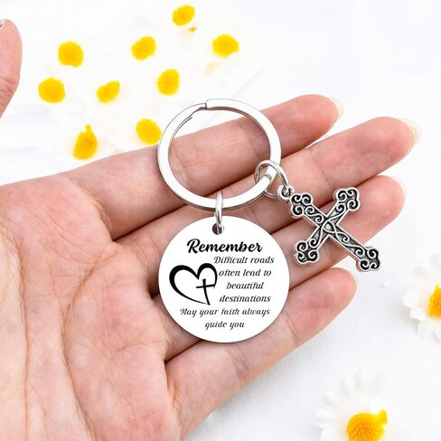 Inspirational gifts for women Religious Inspirational Stainless Steel Christian Gift with Uplifting Quote,Graduation Gifts for Women/Men, Religious Travel Keepsake for Difficult Times in Saudi Arabia