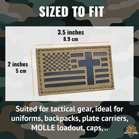 IR mult1cam OCP 2x3.5 USA Flag Christian Cross Jesus Christ Crucifix Religion God Infrared Tactical Morale Hook Patch in Kuwait