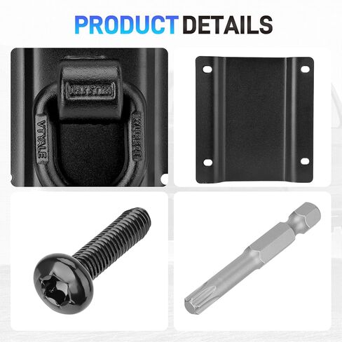 4PCS Truck Bed Tie Down Anchors Compatible with 2015-2025 Ford F150 F250 F350 and 2026 Raptor, Heavy Duty Bed Tie Downs Car Accessories Replace #FL3Z-9928408-AB & FL3Z-99000A64-B in Saudi Arabia