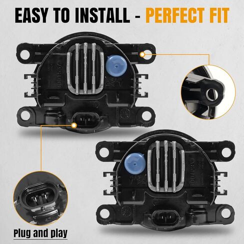 مصباح ضباب LED مناسب لسيارة Ford Mustang 2015 2016 2017، مجموعة مصابيح الضباب الأمامية للقيادة، استبدال FR3Z15200A، FR3Z-15200-A، FO2592234 in Saudi Arabia