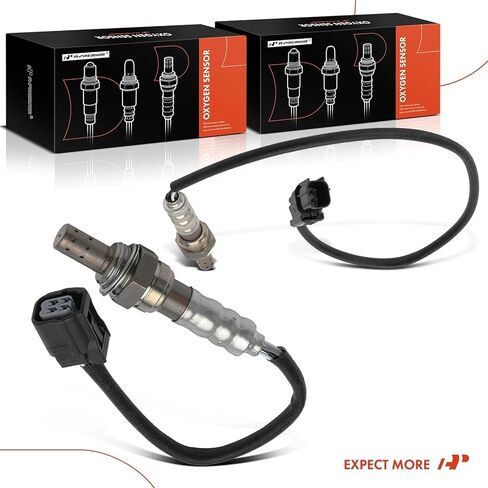 A-Premium 2-PC Set O2 Oxygen Sensor Compatible with Honda Pilot 2016-2018 & Acura MDX 2017-2020, RDX 2017-2018, TLX 2016-2020, 3.5L, Downstream Front and Rear in Saudi Arabia