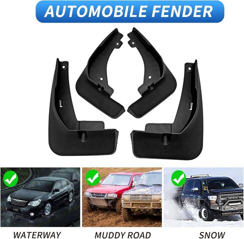 Custom Fit for Mud Flaps Acura MDX 2022-2025 Mud Splash Guard Front and Rear 4-PC Set in Kuwait