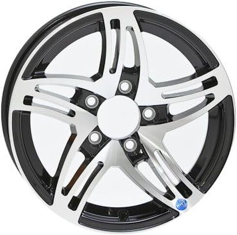 15x5 Black HWT Hi Spec Series 09 Trailer Wheel 5 on 4.5 Lug, 2,150 lb Max Load in Saudi Arabia