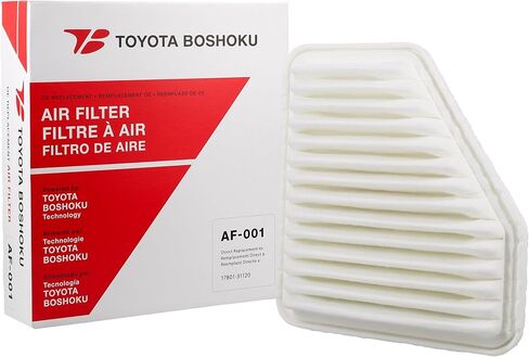 Toyota Boshoku (TB) Engine Air Filter, Engineered as Direct Replacement of 17801-31120 Fits 2009-2012 Toyota RAV4 2.5L GAS; 2005-2012 Avalon 3.5L GAS; 2007-2012 Lexus ES350 3.5L GAS in Kuwait