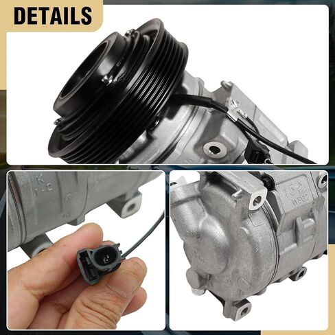 ضاغط مكيف الهواء مناسب لسيارة Honda Accord 2008-2012 3.5L, TSX 2010-2014, TL 2009-2014, RDX 2013-2015, Crosstour 2012-2015 3.5L, CO 29030C,158335, 157335 in Saudi Arabia