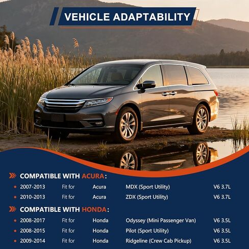 ضاغط تكييف الهواء CO-10840C متوافق مع Acura MDX 2007-2013 3.7L (Sport Utility)، ZDX 2010-2013 3.7L؛ متوافق مع هوندا أوديسي 2008-2017 3.5 لتر بديل #38810RGLA02 in Kuwait