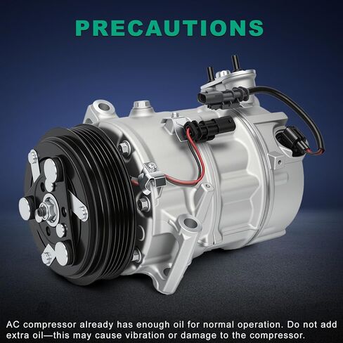 CO 22229C Air Conditioning Compressor with Clutch Compatible with 2012-2014 Chevy Equinox 2.4L 2012-2014 GMC Terrain 2.4L Replace 198312, 16003549-101, 16003549-102, 16003549-103 in Kuwait
