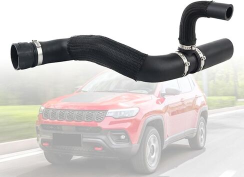 Radiator Coolant Upper Inlet Hose Compatible with Compass 2017-2022 2.4L Replacement 68297843AC in Kuwait