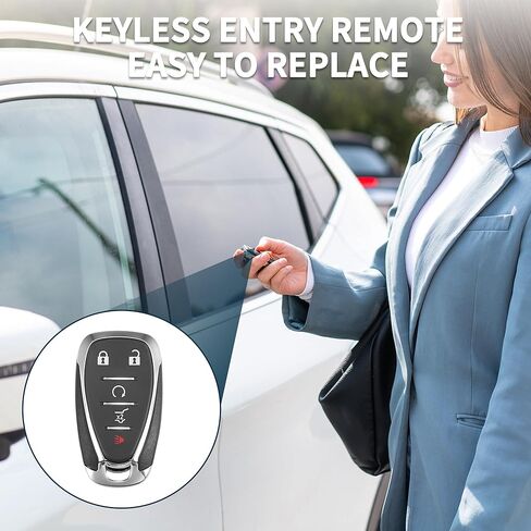 Keyless Entry Remote for Chevrolet Equinox 2018-2021 315Mhz HYQ4AA 5 Button Reusable | Control Replacement Car Key Fob 1 Pcs in Saudi Arabia