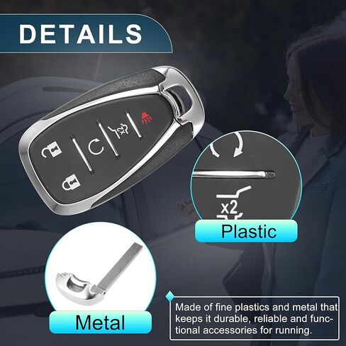 Keyless Entry Remote for Chevrolet Equinox 2018-2021 315Mhz HYQ4AA 5 Button Reusable | Control Replacement Car Key Fob 1 Pcs in Saudi Arabia