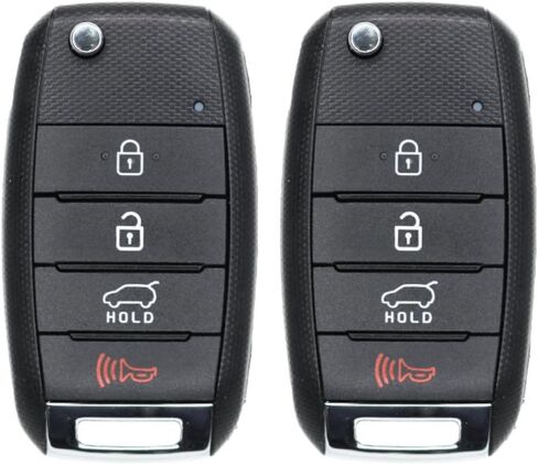 استبدال مفتاح الوجه عن بعد بدون مفتاح فوب لعام 2016 كيا سورينتو 4 أزرار FCC OSLOKA-910T رقم الجزء 95430-C5100 حزمة من 2 in Kuwait
