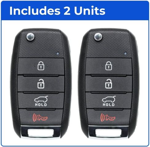 استبدال مفتاح الوجه عن بعد بدون مفتاح فوب لعام 2016 كيا سورينتو 4 أزرار FCC OSLOKA-910T رقم الجزء 95430-C5100 حزمة من 2 in Kuwait