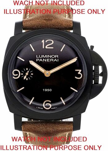 Ewatchparts Crown Guard Compatible With Panerai Watch Pam 114 372 605 44mm Or 47mm Case Black Pvd Matte in Saudi Arabia