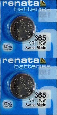 Renata 365 SR1116W Batteries - 1.55V Silver Oxide 365 Watch Battery (2 Count) in Saudi Arabia