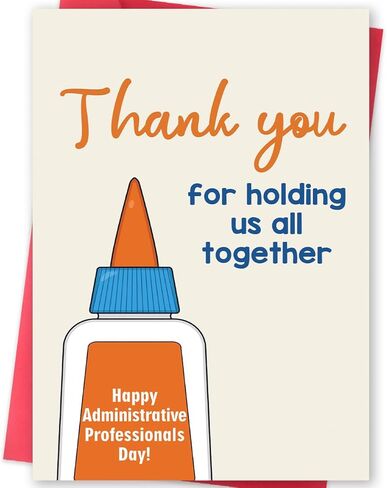School Librarian Day Card, Thank You Card for School Librarian, Appreciation Greeting Card for Librarian with Envelope in Saudi Arabia