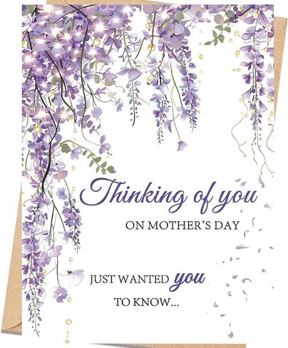 Thinking of You Mother's Day Card – Beautiful Floral Happy Mother's Day Greeting Card in Saudi Arabia