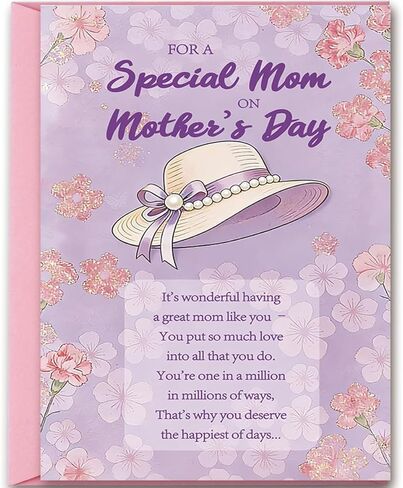 OJsensai Christian Mother's Day Card for Mom, Religious Faith Happy Mothers Day Card,Eco-Friendly with Premium Envelope 5.3in x 8i in Saudi Arabia