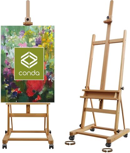 Wooden Tabletop Easel A3 Painting Board and Sketching Board with 4 Adjustable Angles, Smooth Surface Art Easel for Artists, Kids, Beginners & Students in Saudi Arabia