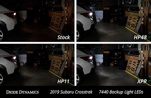 مصابيح LED احتياطية لديناميكيات الصمام الثنائي متوافقة مع Subaru Crosstrek 2018-2023 (زوج)، 7443 XPR in Kuwait