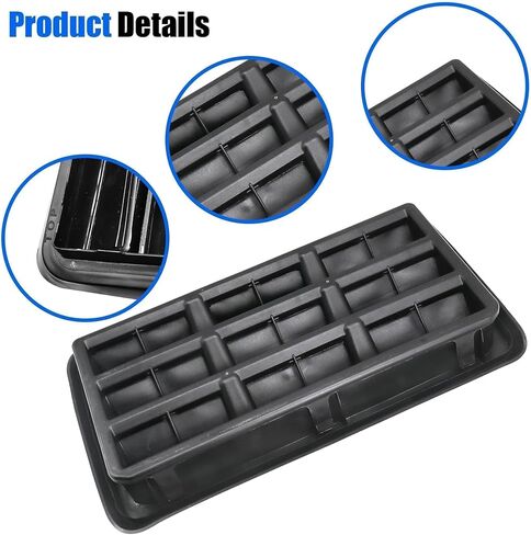 شبكة تهوية لمنفذ فتحة التهوية الخلفية متوافقة مع Jeep Wrangler JK 2007 2008 2009 2010 2011 2012 2013 2014 2015 2016 2017 2018 # 05058636AD 05058636AC 05058636AB 05058636AA in Kuwait