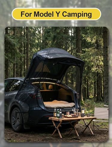 لـ 2020-2026 Tesla Model Y (يشمل العرعر) شاشة شبكية للباب الخلفي للتخييم، شبكة شاشة هاتشباك رائعة للتهوية والوقاية من البعوض لملحقات التخييم من طراز Tesla Model Y in Kuwait