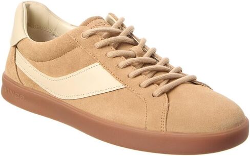 Vince Olli Suede & Leather Sneaker, 10, Brown in Kuwait