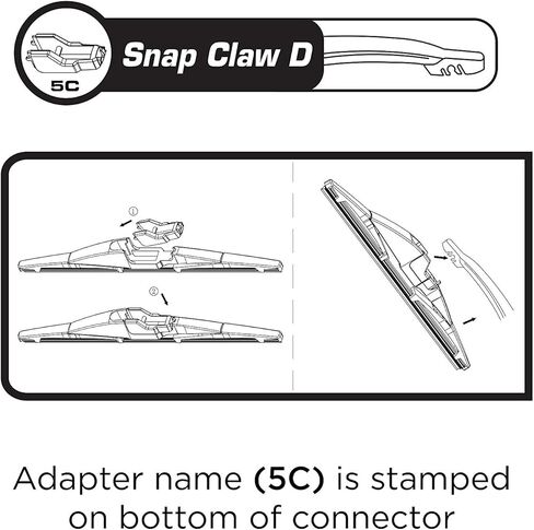 AutoTex R1-8 8" Specialty Rear Windshield Wiper Blade in Kuwait