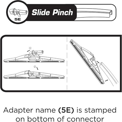 AutoTex R1-8 8" Specialty Rear Windshield Wiper Blade in Kuwait