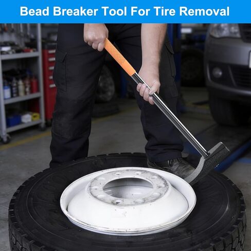 Tire Hammer Tire Bead Breaker with 46.3" Length Heavy Duty Steel Tire Bead Breaker, Tire Iron Tool for Tire Changing Tool Tire Changer Kit in Saudi Arabia