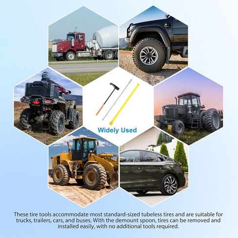 Tire Hammer Tire Bead Breaker with 46.3" Length Heavy Duty Steel Tire Bead Breaker, Tire Iron Tool for Tire Changing Tool Tire Changer Kit in Saudi Arabia