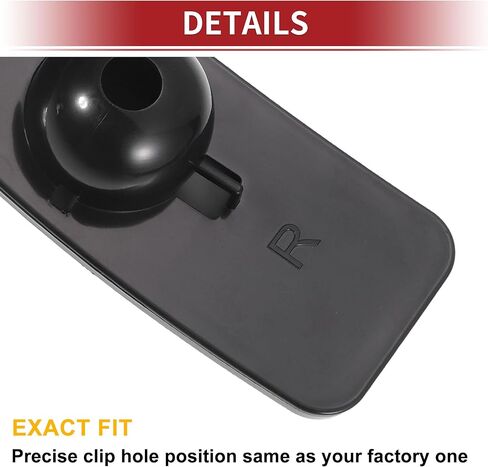 ACROPIX Car Rearview Right Passenger Side Lower Part Mirror Glass for Nissan Titan 2004-2015 with Backing Plate - Pack of 1 in Saudi Arabia