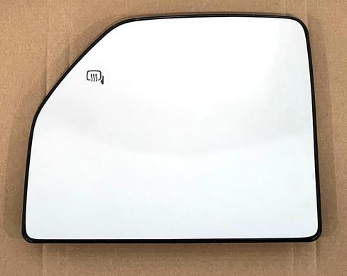 Upper Heated Flat Mirror Glass with Backing Plate for 2015-2020 Ford F150 2017-2024 Ford F250 F350 F450 F550 F600 Super Duty Driver Side View Left LH in Saudi Arabia