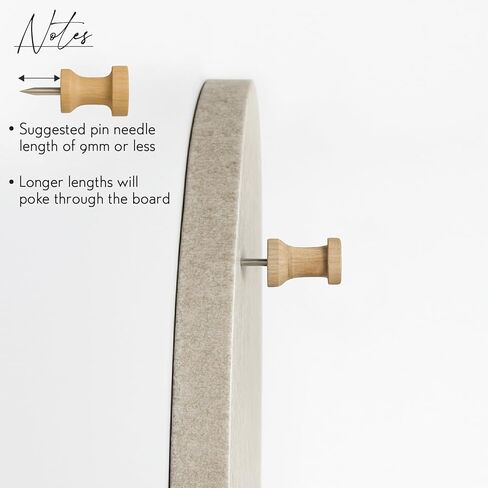 Orelle Arch Felt Bulletin Board | Foldable Peel and Stick Felt Board for Wall | Alternative Cork Board for Office, Vision Board, Kids Art Display | Arched Wall Decor | 23 x 31"| Beige in Kuwait