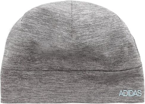 adidas Women's Heather TECH Beanie, Grey/Clear Onix/Frozen Blue, One Size in Saudi Arabia